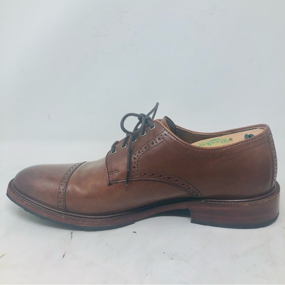 Trask Cap Toe Bison Leather Oxfords main image 10